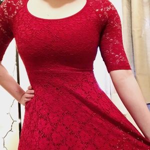 Red Lace Dress